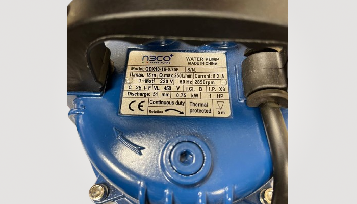 کفکش مدل QDX10-16-0.75-F برند ABCO